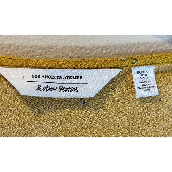 & Other Stories Los Angeles Atelier Floral Wrap Maxi Dress Women’s Size 0 - Picture 5 of 12